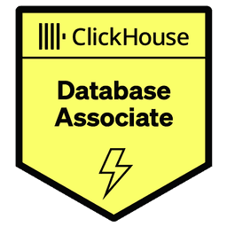 ClickHouse certification badge 1