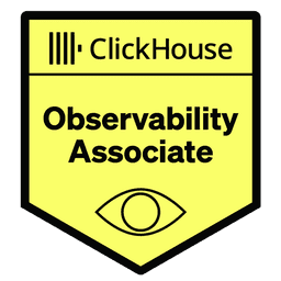 ClickHouse certification badge 3