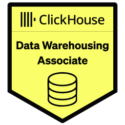 ClickHouse DWA certification badge
